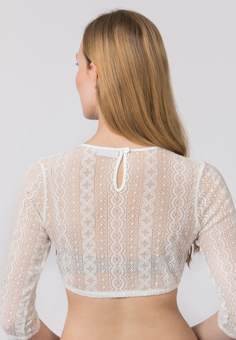 STOCKERPOINT Klederdracht blouse 'Viara' in Wit