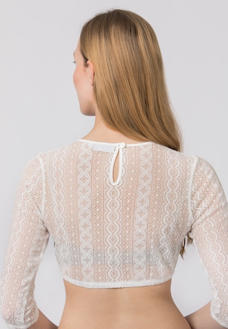 STOCKERPOINT Klederdracht blouse 'Viara' in Wit