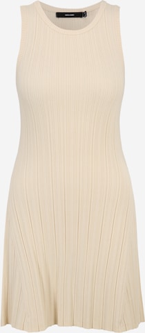 Vero Moda Petite Knit dress 'STEPHANIE' in Beige: front