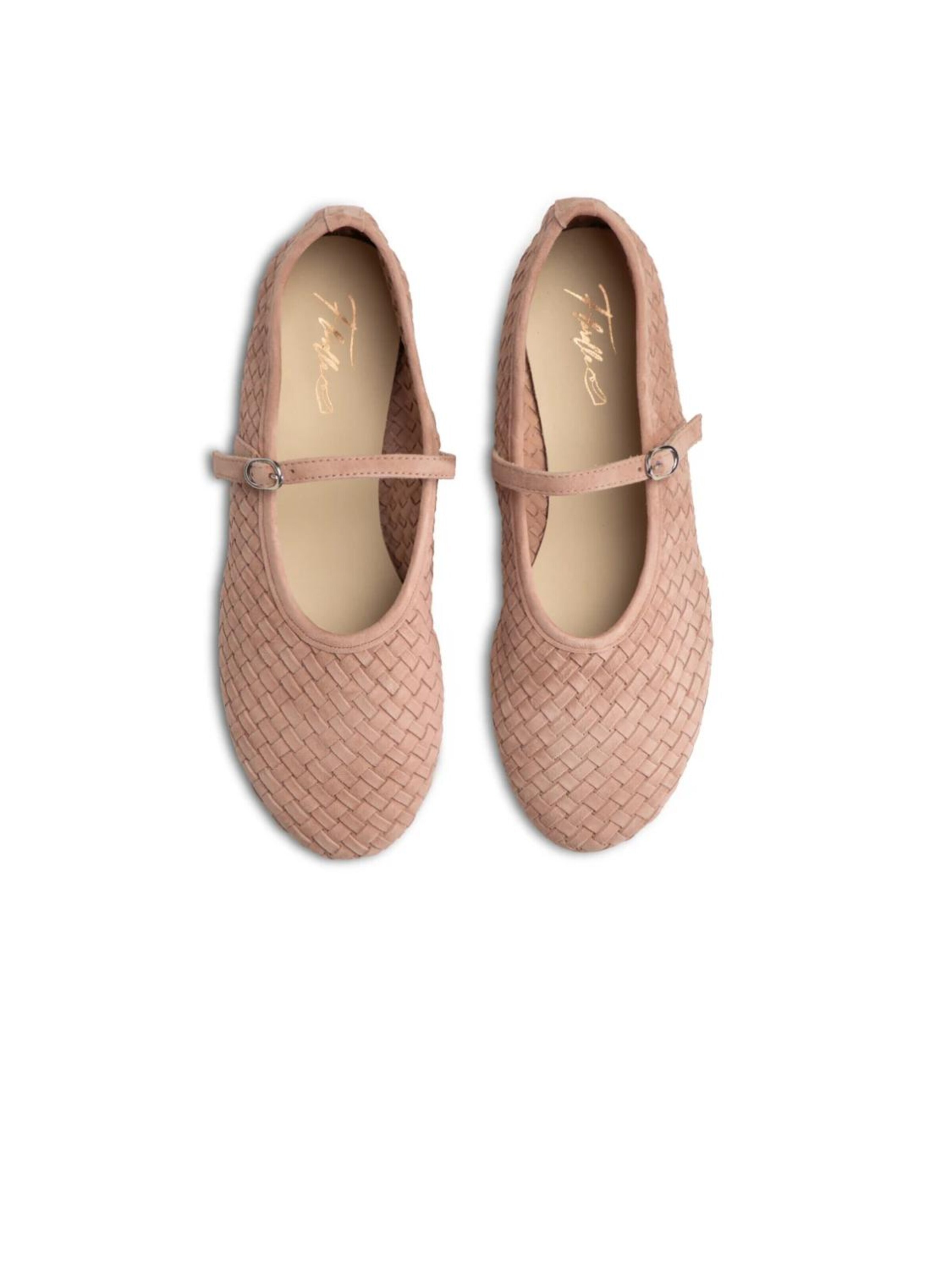 Flarelle - Bailarinas con hebilla 'Intrecciata' en rosa