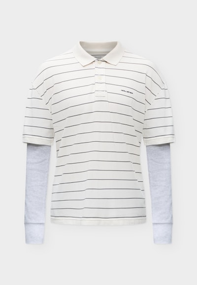 HOLLISTER Tričko ve velikosti S - světle šedá / tmavě šedá / bílá, Produkt