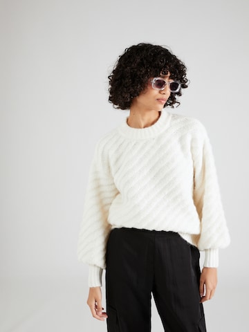 MSCH COPENHAGEN Sweater 'Jaycie' in Beige: front