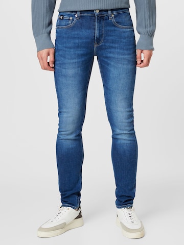 Slimfit Jeans di Calvin Klein Jeans in blu: frontale