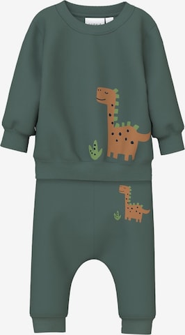 NAME IT Sweatsuit 'NBMVONNE' in Green: front