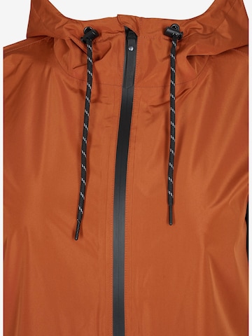 Zizzi Raincoat 'Caklara' in Brown