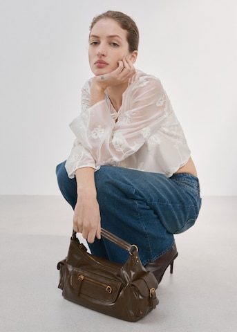 MANGO Bluse 'Selena' in Weiß