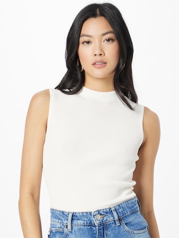 BOSS Black - Top 'Feskies' en blanco: frente