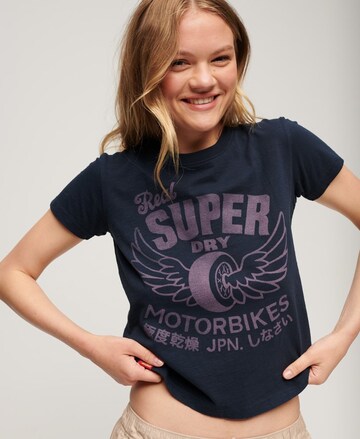 Superdry Shirt in Blue: front