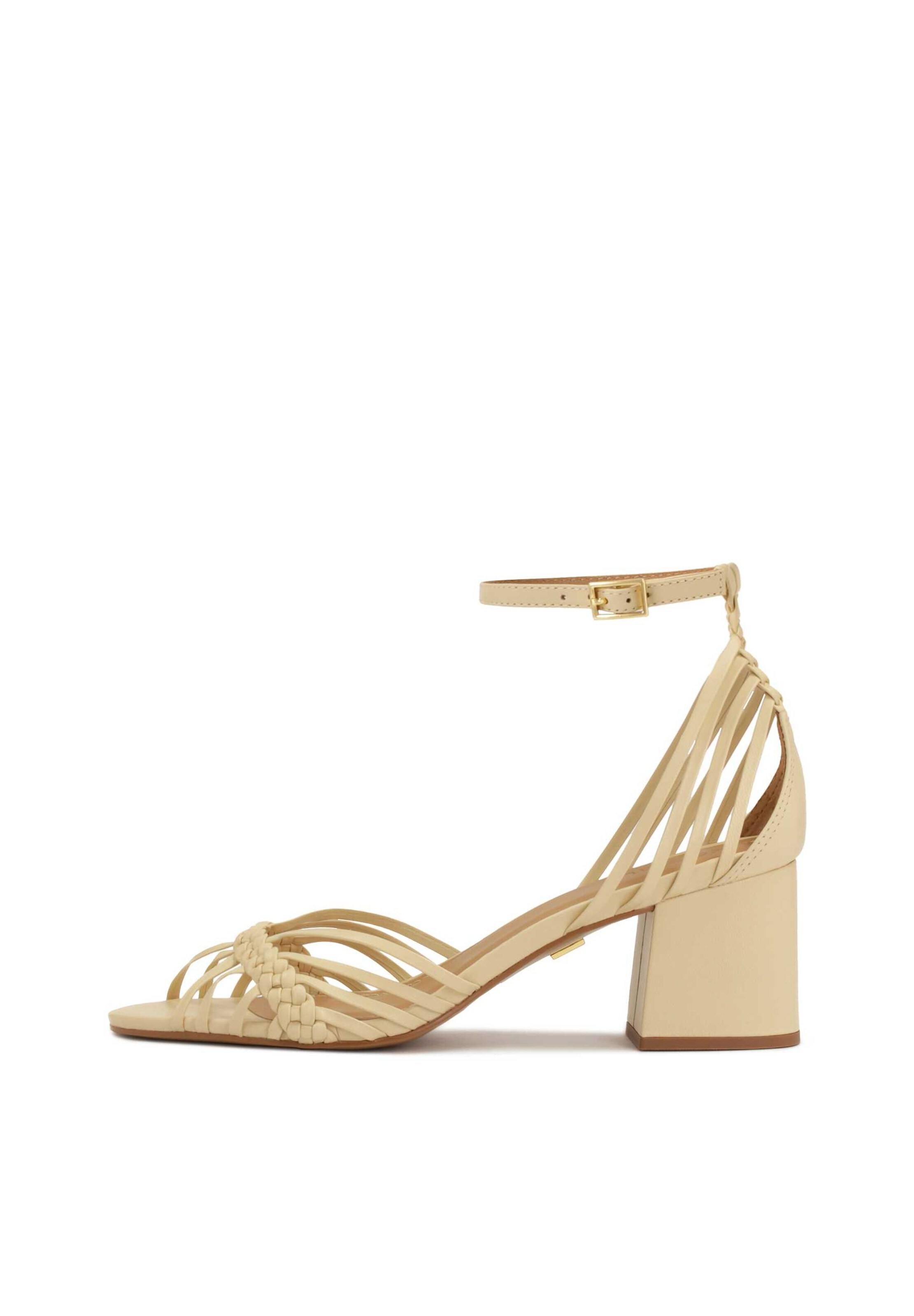 Kazar Sandali s paščki | bež barva: sprednja stran