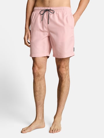 TOM TAILOR Swimming shorts in Pink: front