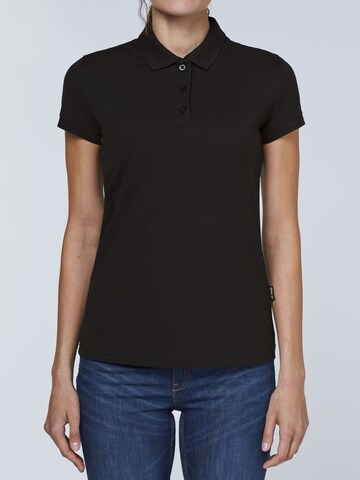 Expand Poloshirt in Schwarz