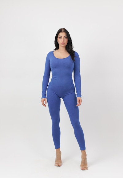 Elara Jumpsuit in M-L in blau, Produktansicht
