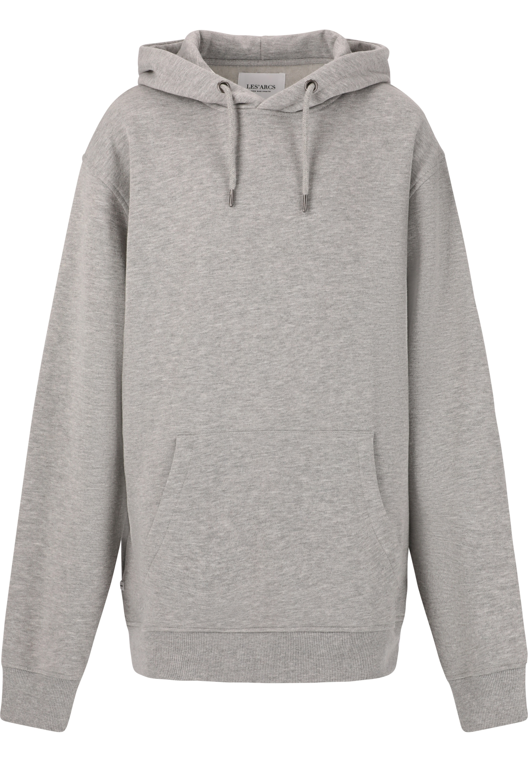 Les'Arcs Sweatshirt 'Derbe' in Grau: Vorderseite