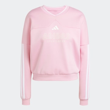 ADIDAS SPORTSWEAR Sports sweatshirt 'House Of Tiro' in Pink: front