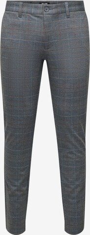 Only & Sons Slimfit Chino in Grijs: voorkant