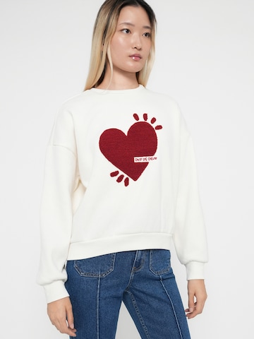 ONLY Sweatshirt 'ONLTAMMIE' in White