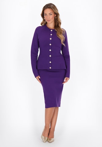 Cardigan faina en violet