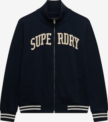 Veste de survêtement 'Vintage Athletic' Superdry & Co en bleu : devant