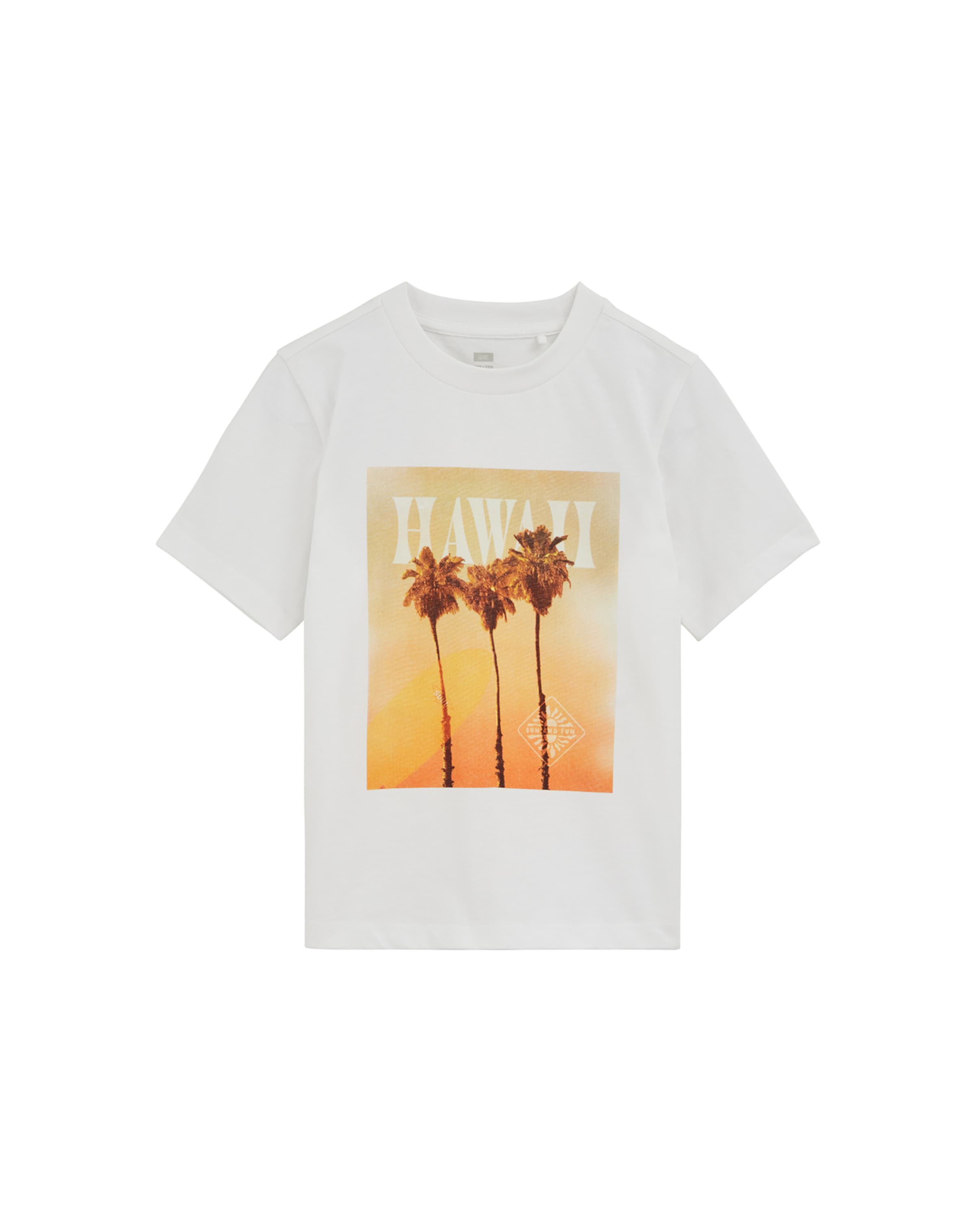 T-Shirt WE Fashion en blanc : devant