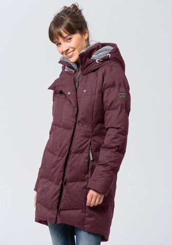 Ragwear Performance Jacket 'Pavla O' in Red: front