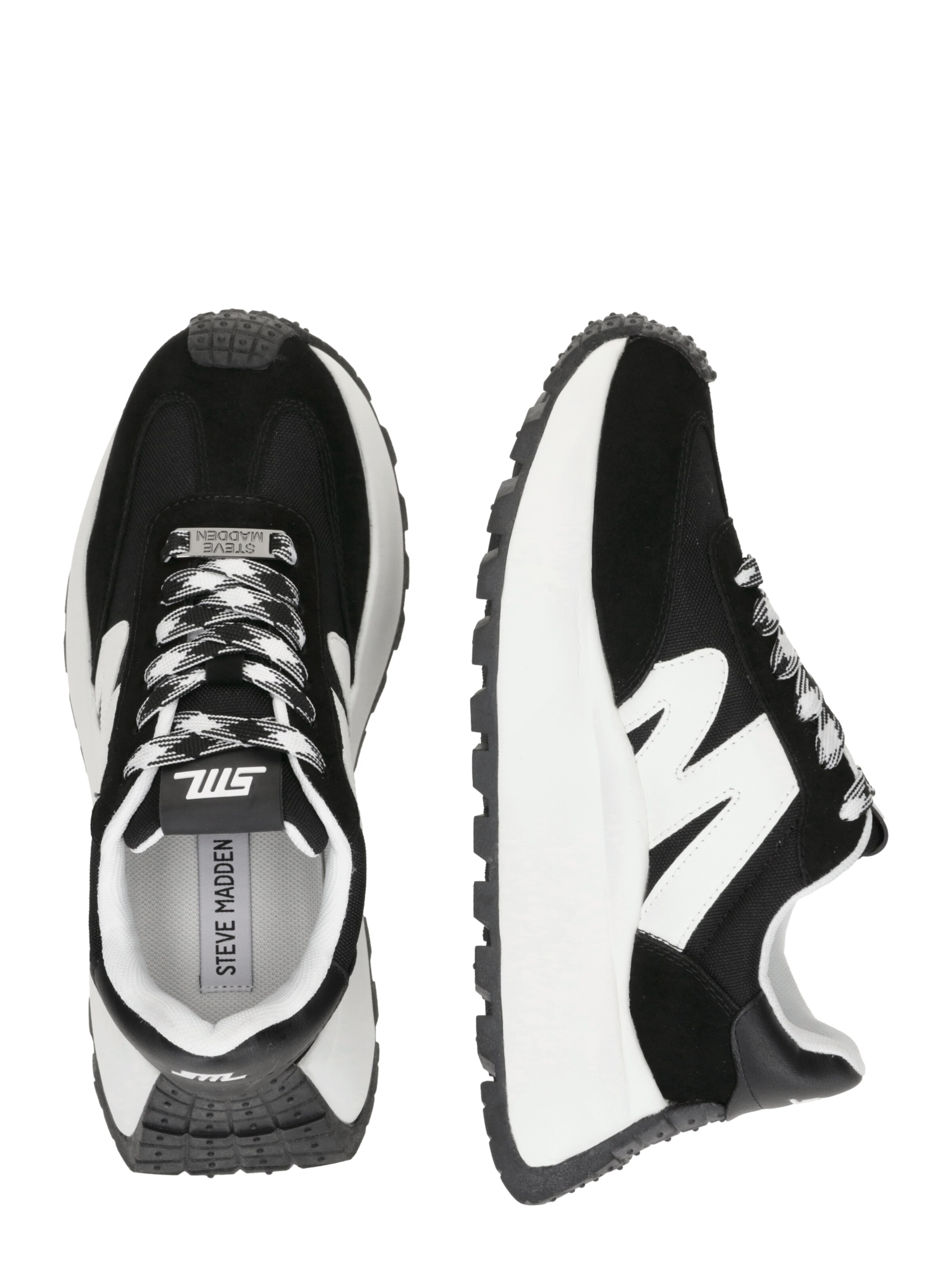 STEVE MADDEN Nizke superge 'Supercampo' | črna barva