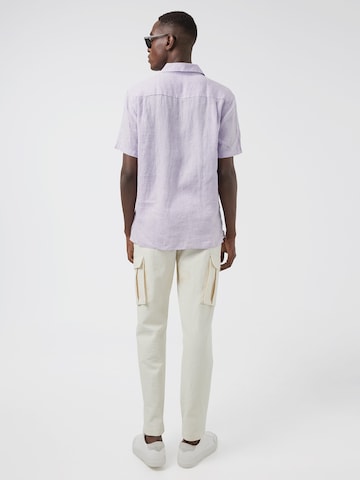 J.Lindeberg Regular fit Button Up Shirt in Purple