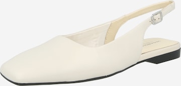 balta VAGABOND SHOEMAKERS Balerinos su dirželiais 'Delia': priekis