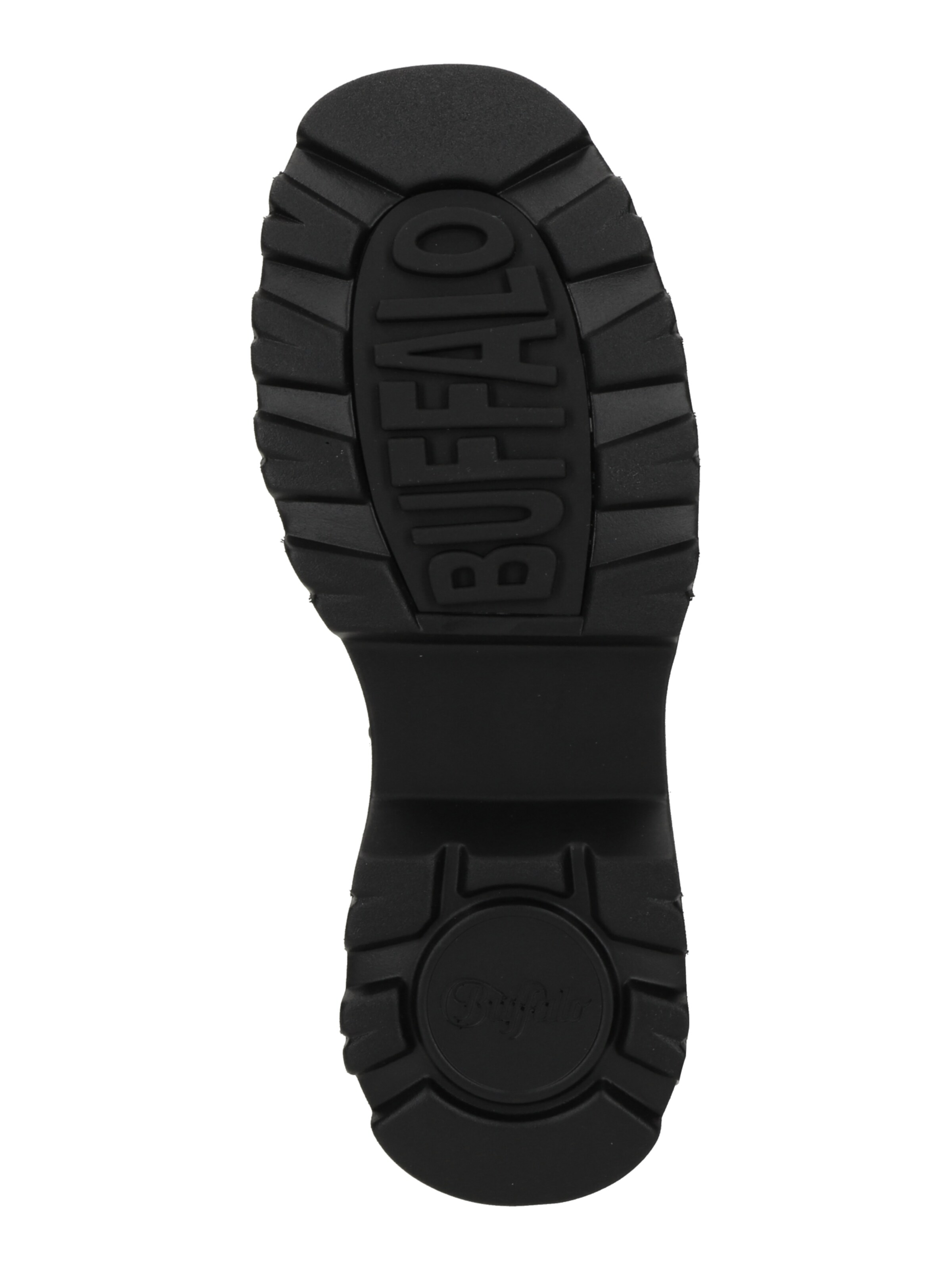 BUFFALO Fűzős rövid szárú csizmák 'JUPITER' - fekete