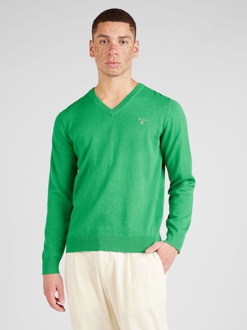 GANT Sweater 'CLASSIC' in Green: front