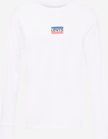 balts LEVI'S ® T-Krekls 'LS Std Graphic Tee': no priekšpuses