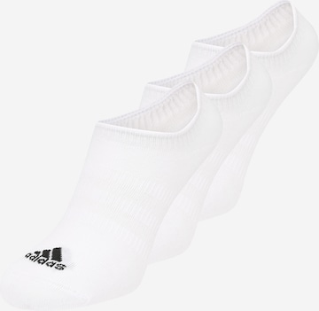 Chaussettes de sport 'Thin And Light No-Show ' ADIDAS SPORTSWEAR en blanc : devant