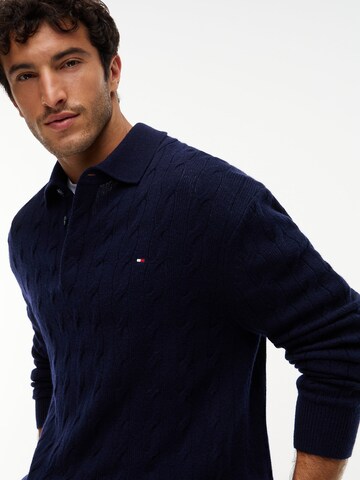 TOMMY HILFIGER Pullover in Blau