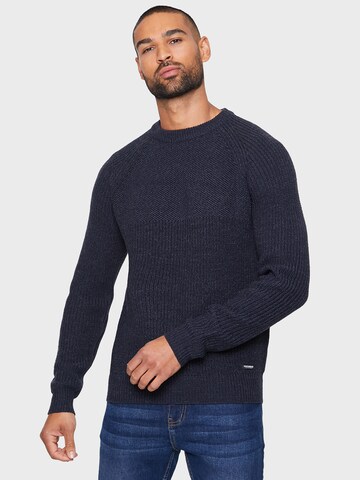 Threadbare Sweater 'Reed' in Blue: front