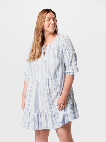 ABOUT YOU Curvy - Vestido de verano 'Pace' en blanco: frente