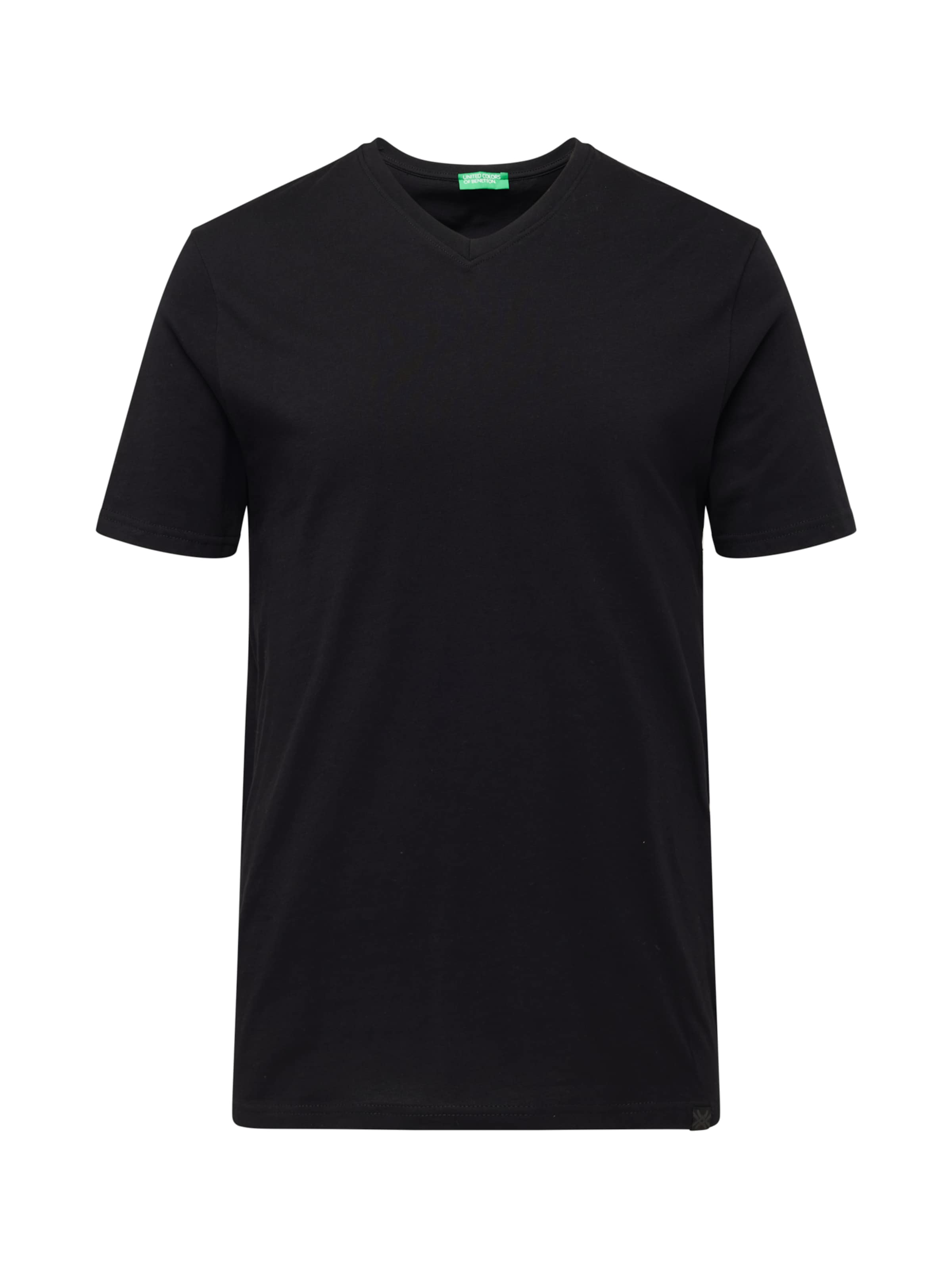 Maglietta di UNITED COLORS OF BENETTON in nero: frontale