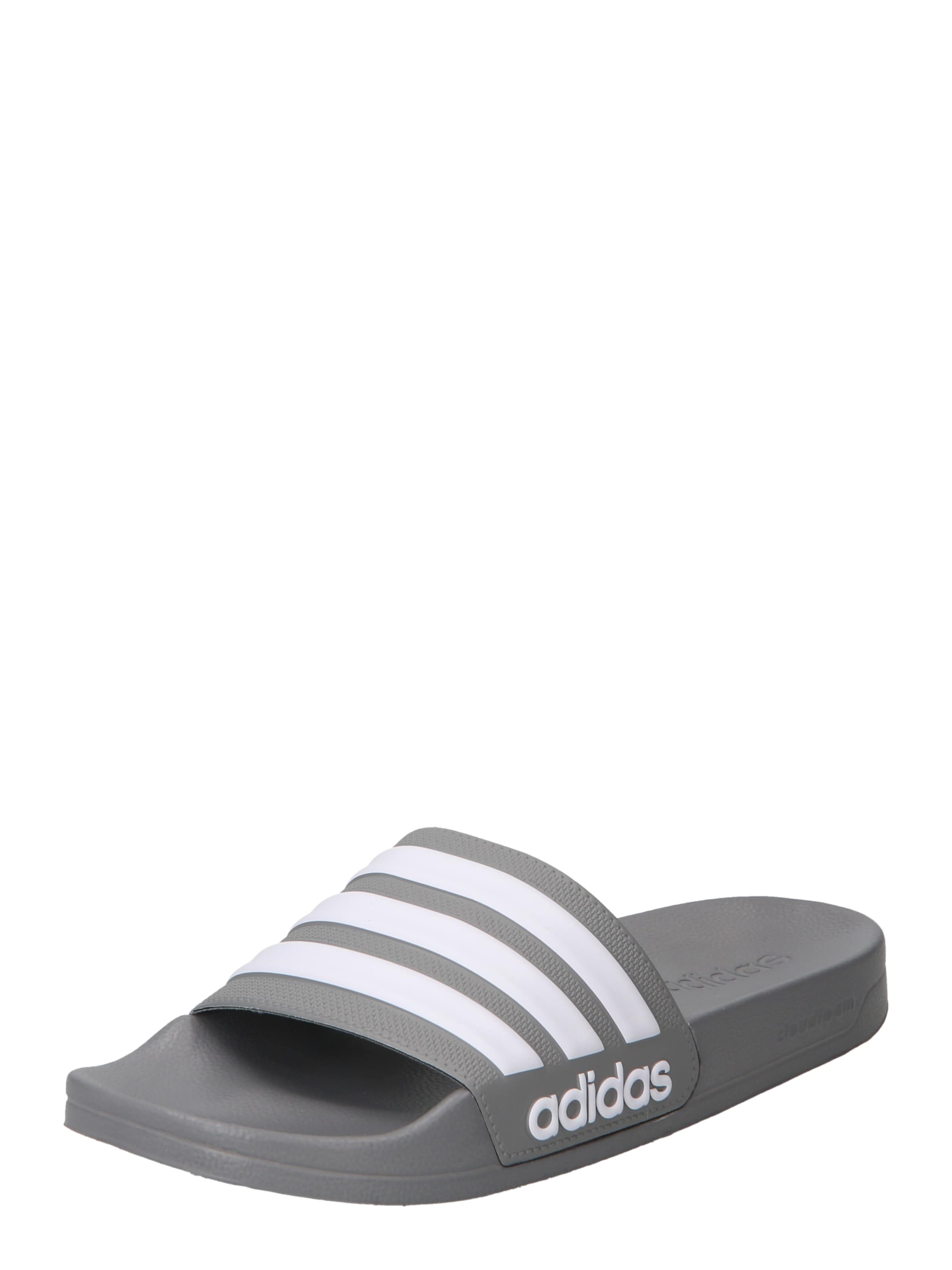 ADIDAS SPORTSWEAR Badeschuh 'Adilette' in Grau: Vorderseite