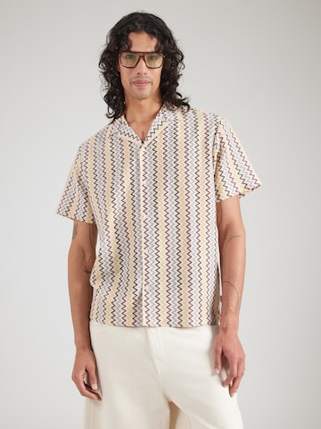 JACK & JONES Rovný strih Košeľa 'JORMONTAUK' - Biela: predná strana