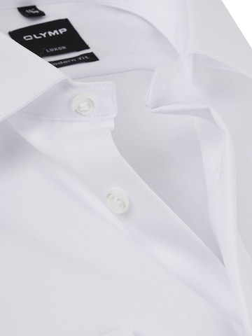 OLYMP Regular fit Button Up Shirt 'Luxor' in White