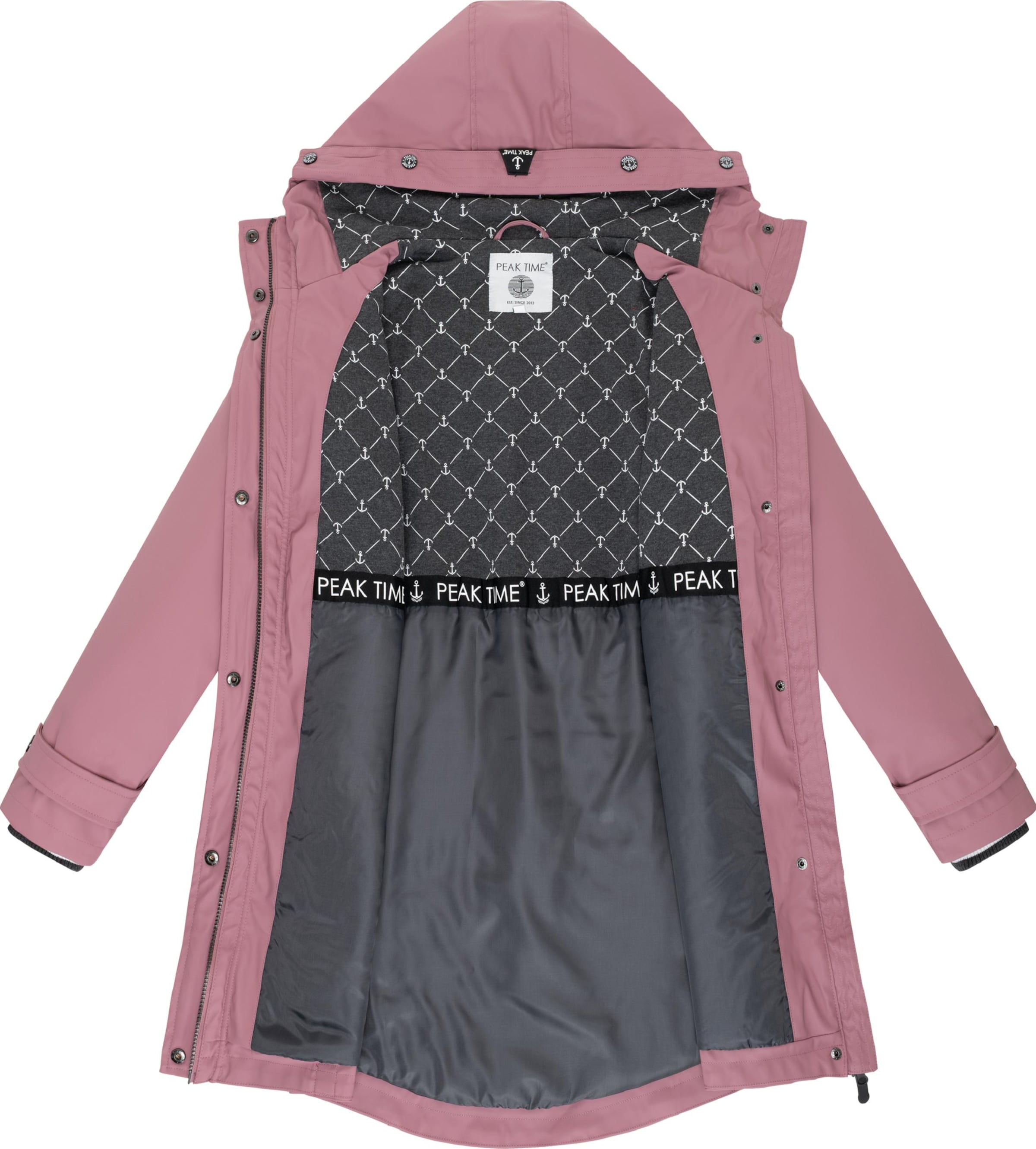 Peak Time Raincoat in Pink