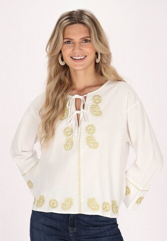 usha FESTIVAL Bluse in Weiß: Vorderseite