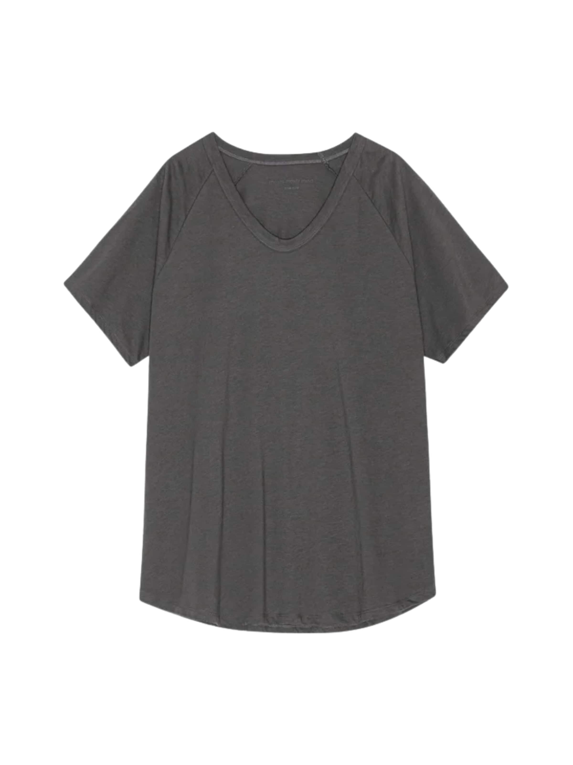 moshi moshi mind Shirt ' favourite ' in Grijs: voorkant