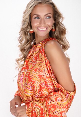 IZIA Bluse 'Spring Summer' in Orange