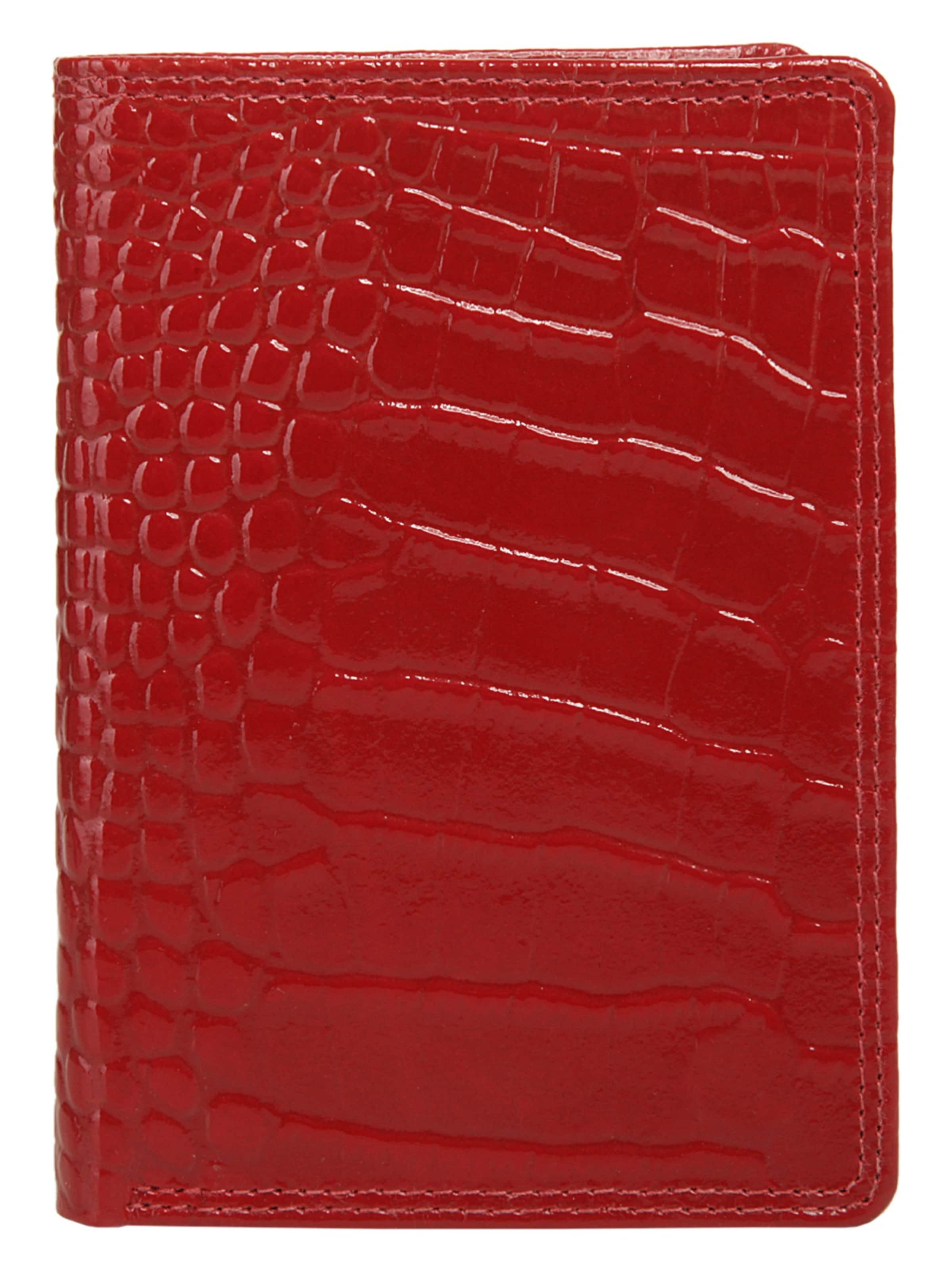 BODENSCHATZ Wallet in Red: front