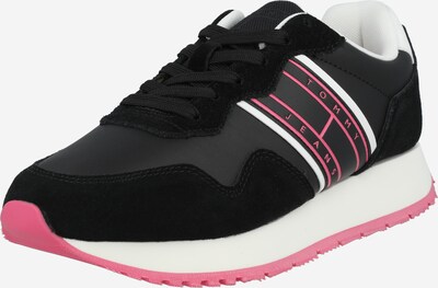 Tommy Jeans Baskets basses 'Eva Runner Mat' en rose clair / noir / blanc, Vue avec produit