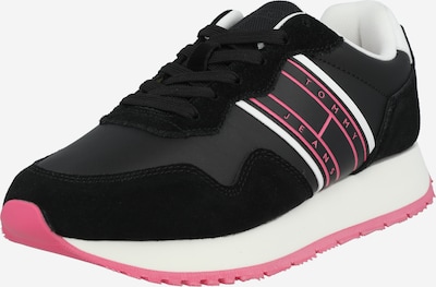 Tommy Jeans Sneaker low 'Eva Runner Mat' i lys pink / sort / hvid, Produktvisning