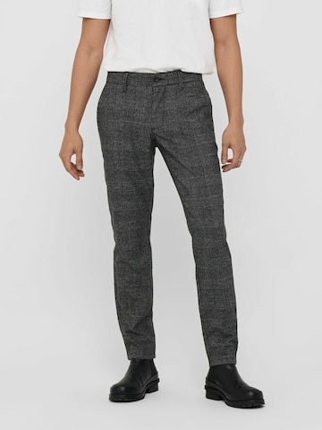 Only & Sons Chino in Grau: front