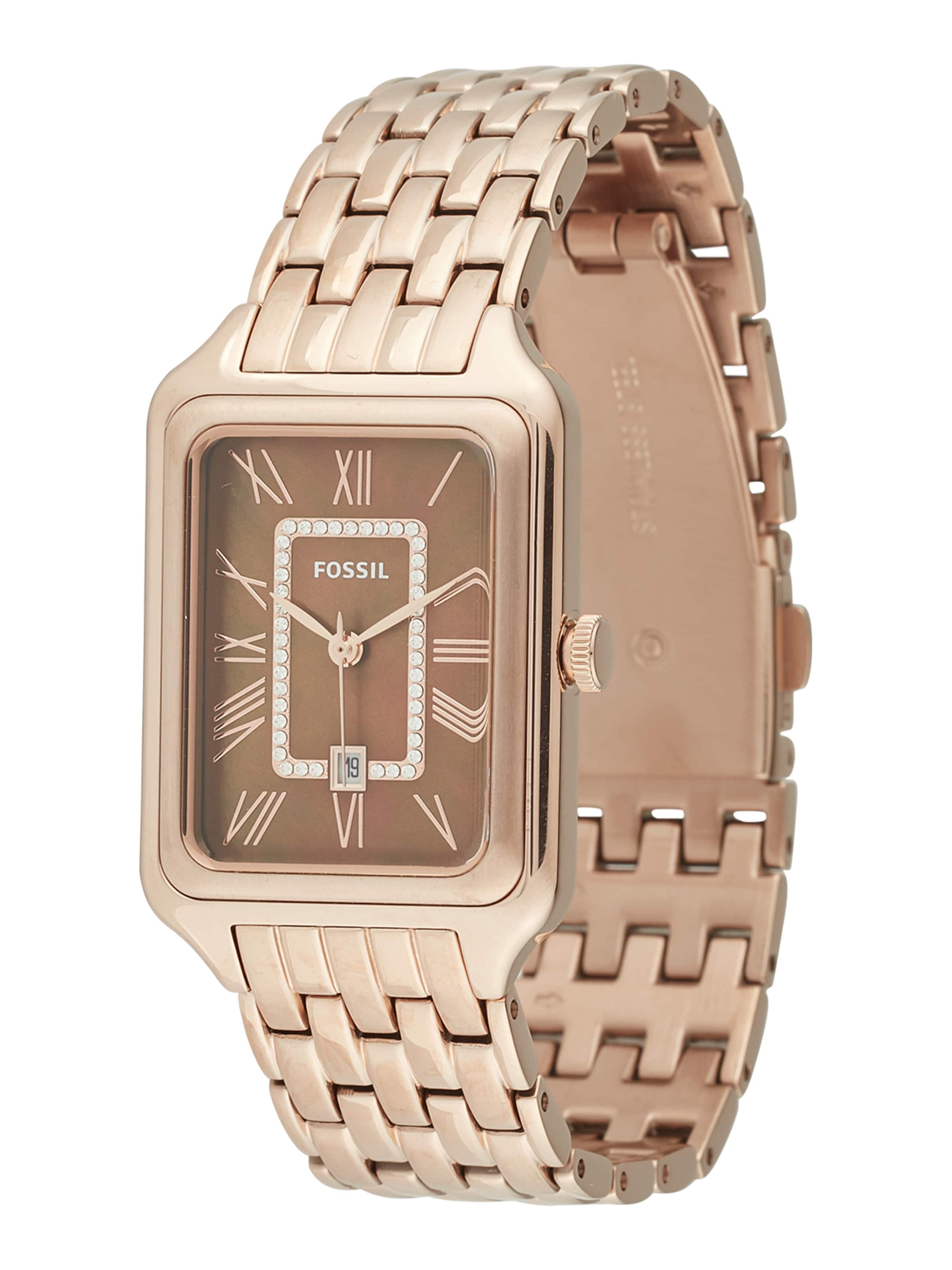 FOSSIL - Relógios analógicos 'RAQUEL' em rosa: frente