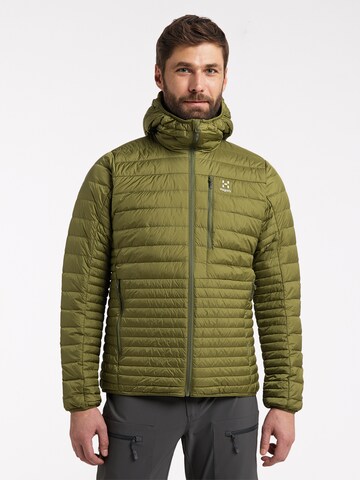 Haglöfs Performance Jacket 'Micro Nordic' in Green: front