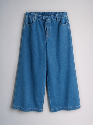 The Set Wide leg Jeans in Blauw