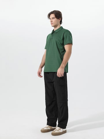 YOUTHUP Performance Shirt 'Gradschnitt' in Green